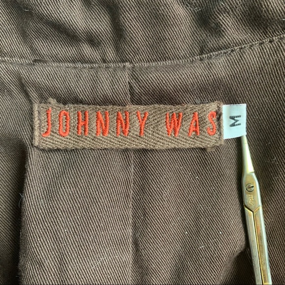Johnny Was Brown Chrysanthemum embroidered coat - Picture 5 of 5